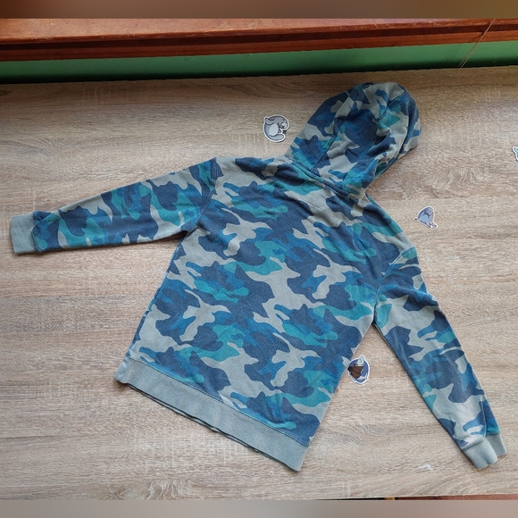Mini Boden blue camo hoodie 11-12 years - Picture 12 of 16